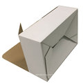 Plain White Corrugated Paper Box for Shipping and Packaging